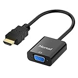 HDMI to VGA, Moread Gold-Plated HDMI to VGA Adapter (Male to Female) for Computer,...