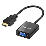 HDMI to VGA, Moread Gold-Plated HDMI to VGA Adapter (Male to Female) for...
