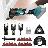 Ecarke Akku-Multifunktionswerkzeug für Makita Akku 18V Li-Ion,Multitool 6...