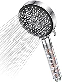 Duschkopf mit Filter, YEAUPE Duschkopf Wassersparend 7,5L/Min, Duschbrause mit 6...