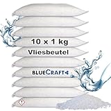 10x 1kg Luft-Entfeuchter Granulat Nachfüllpack im Vliesbeutel Raumentfeuchter...