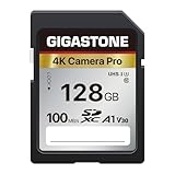 Gigastone 4K Kamera Pro 128GB SDXC Speicherkarte mit bis zu 100 MB/Sek. für...
