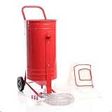 Wiltec Mobiles Sandstrahlgerät 30l Sandstrahler mit Zubehör Sandstrahlanlage...