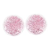 Zerodeko 2 Stück Wiederverwendbare Umweltfreundliche Kühlpads für Augen Leichte Runde...