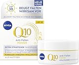 NIVEA Anti-Falten POWER Q10 Extra Straffende Tagespflege LSF 30, Gesichtspflege...