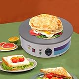 DSYOGX - Crepemaker, 3KW Kreppmacher Crepesgerät Crepespfanne Platte Crepes Maker, Ø 45...