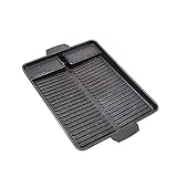 Tragbarer Grill Antihaft Grillplatte Gasherd Induktionsherd Party Picknick Terrasse Strand...