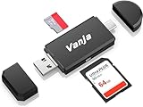 Vanja SD Card Reader, SD/TF Kartenleser und USB Type C Micro USB OTG Adapter...