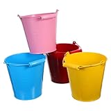 GARIOUANS 4 Stück Teiliges Mini Sandspielzeug aus Buntem Zinnblech Langlebige Kindersand...