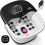 Fußsprudelbad mit Massage und Heizfunktion | Faltbares Fußmassagegerät |...