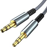 Aux Kabel,Audio Kabel 3,5mm Klinke auf Klinke Stereo klinkenkabel 3,5 [1,2M] Nylon...
