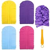 5 Stück Staubwedel Waschbar,Staubwedel Teleskop,Lang...