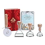 Premium Ravioli Ausstecher Set 6 Teilig – Das perfekte Ravioli Former Set um...