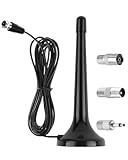 FM DAB Radio Antenne für Stereoanlage und AV Receiver - Universale Zimmerantenne mit...