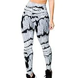 Sport Leggings Damen Lang High Waist Yogahose Frauen Bauch Training Jogginghose Control...