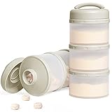Termichy Milchpulver Portionierer Baby Stapelbar Milchpulver Aufbewahrungsbox 2 Stück...