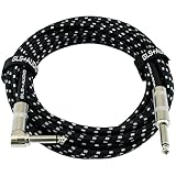 ELAORY 6.35 mm Gitarrenkabel Klinkenkabel 6M, Instrumentenkabel Elektrisches...