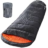 Skandika Schlafsack Vegas XXL Mumienschlafsack mit/ohne Polycotton Innenfutter, für...