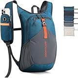 BECOJADDE 15L Wanderrucksack Herren Kleiner Rucksack Damen Leichter Daypack...