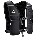 ISEYOU Ultraleicht Laufweste, Reflektierender Trinkrucksack für Damen und...