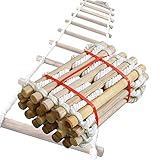 Notfall-Leiter – Rettungsseilleiter mit Haken für schnelle Flucht, Luftarbeit,...