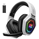 Ozeino OW810 Gaming Headset, Type-C & USB Schnittstelle 2.4GHz Wireless Headset...
