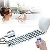 Surf-Massage-Badematte (114 Sprudeldüsen), Badewannen-Sprudel-Spa-Maschine, mit...