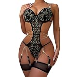 Dralofao String Tanga Damen Sexy Höschen Tanga Stretch Weich Dessous Hipsters Brazilian...