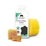 Emma Grün Lederpflege für Ledercouch 250ml, Bienenwachs Lederpflege für Sofa aus...