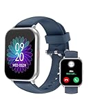 RUIMEN Smartwatch mit Telefonfunktion,Smartwatch für Damen Herren HD-Touch...