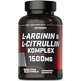 L Arginin Citrullin Kapseln Hochdosiert 1500mg | Aminosäuren Komplex | 120...