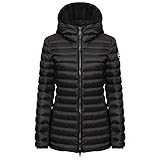 Colmar Damen Daunenjacke-2252 Daunenjacke, Black-Dark Steel, 38