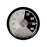 Lantelme Autothermometer Selbstklebend für Innen | Thermometer Kabellos zum...