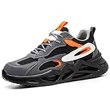Annvia Sicherheitsschuhe Arbeitsschuhe Herren Damen Leicht Stahlkappenschuhe...