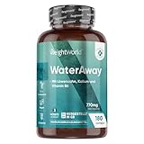 Water Away Kapseln - 3 Monate Vorrat - Mit Apfelessig, Grüner Tee, Löwenzahn, Kalium -...