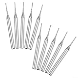Umfassende Hartmetall-Fräser-Bit-Kollektion, zehn Stück bei einer Größe von 0, 7 mm,...