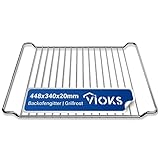 VIOKS Backofen Gitterrost 448x340mm Ersatz Grillrost für Whirlpool Ofen Gitter...