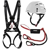 Diverse ALPIDEX Kletterhelm in bright white + ALPIDEX Komplettgurt Klettergurt +...