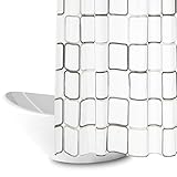 BOZKAA Duschvorhang, Wasserdichter 180x200cm Duschvorhang Waschbar Schnelltrocknender...