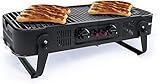 Bruzzzler Gasgrill zum Klappen, 2-flammiger Gasgrill mit 3,3 kW, zusammenklappbar zum...