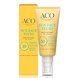 ACO Sun Face Fluid Mattifying LSF 50+ - Leichte Sonnenschutz Lotion für das...