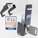 Mülltonnenschloss aus Metall, besonders stabiler Mülltonnenverschluss,...