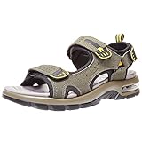 CAMEL CROWN Herren Sandalen Outdoor Trekkingsandalen Leder Leichte Wandersandalen Männer...