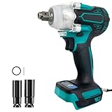 Akku Schlagschrauber Kompatibel mit Makita, 18V Professional Elektrischer...