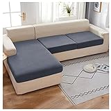 Rosnek Sofa Sitzkissenbezug Sofabezug, Polarfleece Sofahusse Stretch Couchbezug,Sofa Cover...