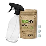 BiOHY Universalreiniger Putzmittel Tabs (12er-Set) + Glas Sprühflasche | nachhaltige...