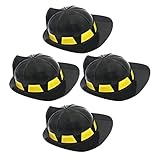 STOBOK 4 Stücke Bauarbeiter Helm Kind Construction Hat Bauhelm Kinder Feuerwehr Hut...
