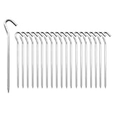 20 Stück Zeltheringe, 18cm Zeltheringe Camping Erdnägel Häringe Zelt Häringe Zelt,...