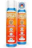 Patronus Insektenspray Universal für Wohnung mit Sofortschutz 2x 750 ml zur Abwehr von...