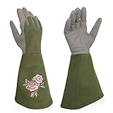 Intra-FIT Rosenhandschuhe, Damen Gartenhandschuhe, Strauchhandschuhe aus Kunstleder mit...